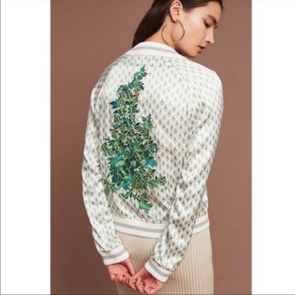 ANTHROPOLOGIE EMBROIDERED JACKET - Picture 2 of 7